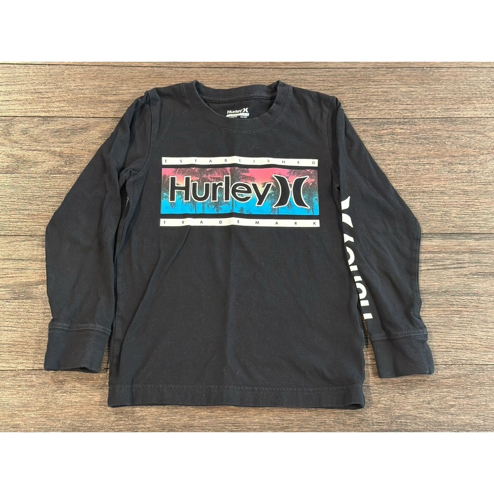 Hurley Kids Medium 6 Long Sleeve Graphic T-Shirt